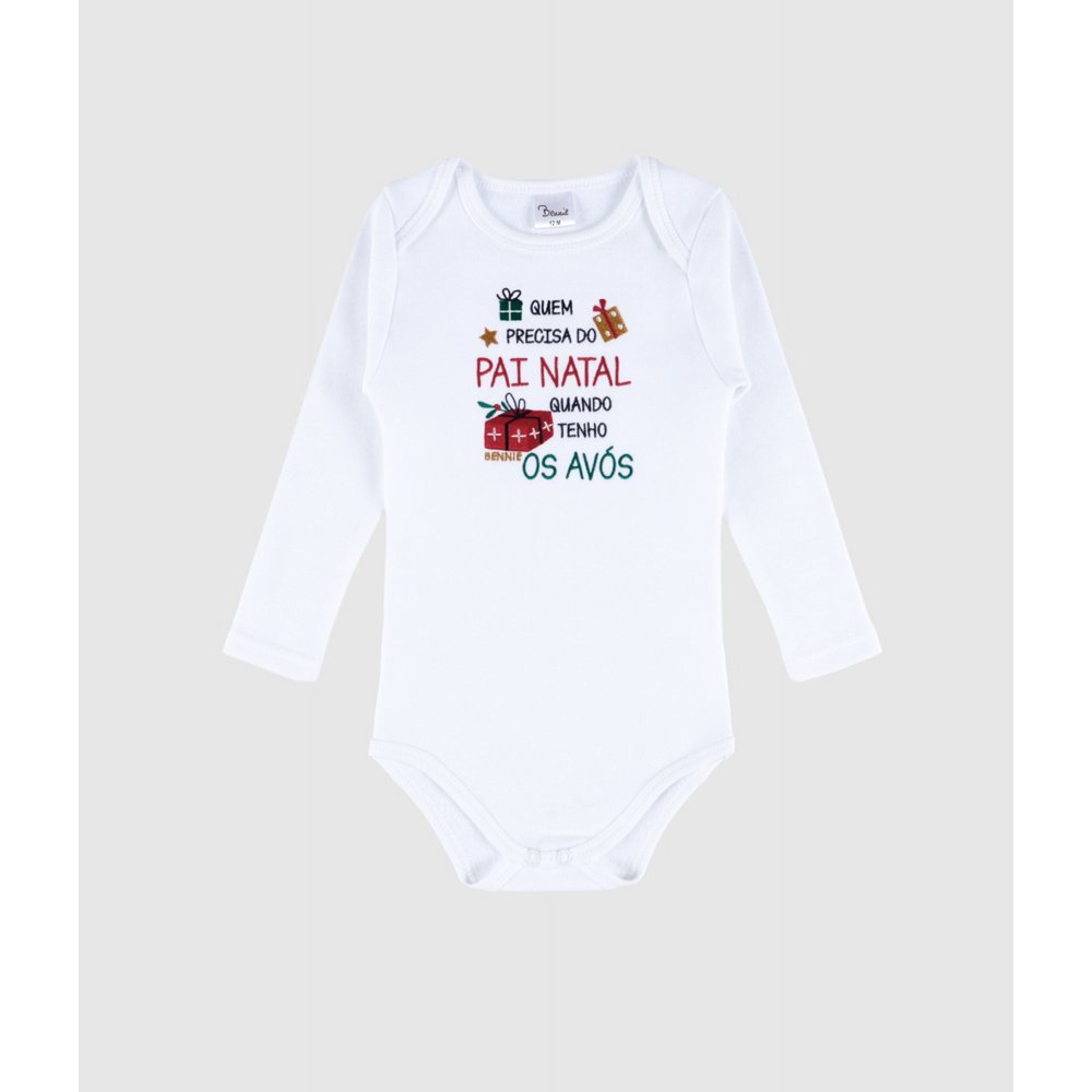 Christmas Grandparents Baby Bodysuit