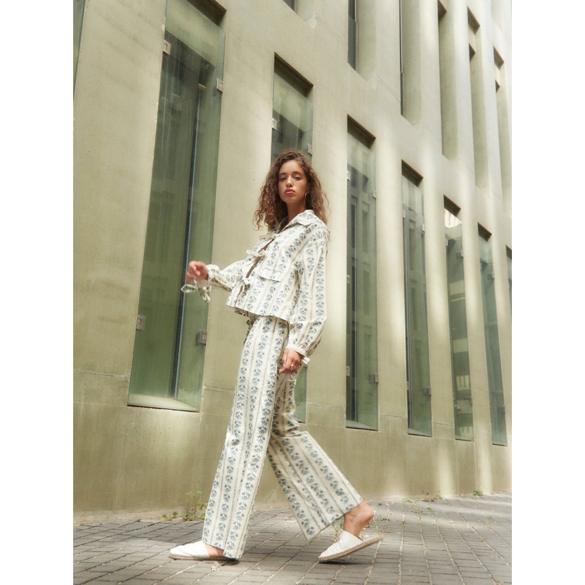Tribeca Flower Print Pants