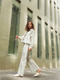 Tribeca Flower Print Pants