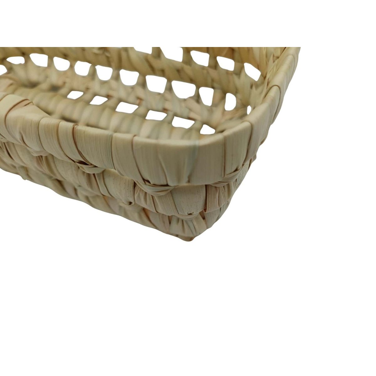 Cesta de palma, cesto de palma marroquí, caja de ratán, cesta vaciabolsillos 20 cm
