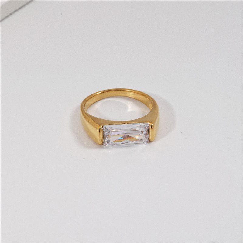 Aloysha - Baguette Diamond Ring