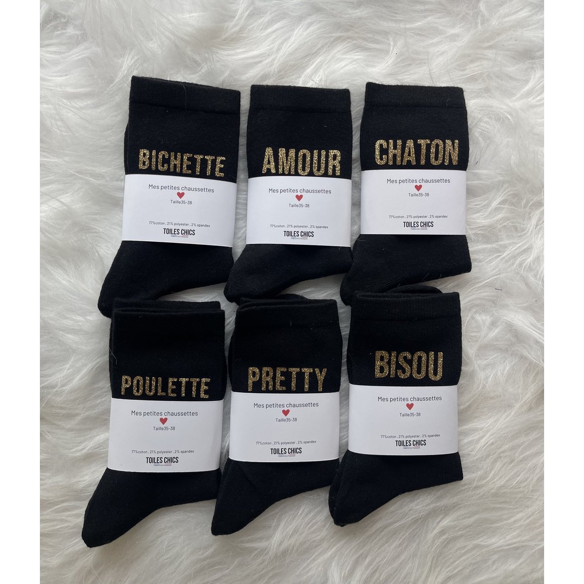 Lot of "word" socks