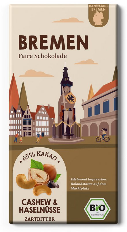 Bremen city chocolate, organic