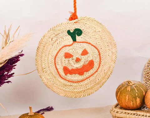 Evil pumpkin! Halloween wall decoration