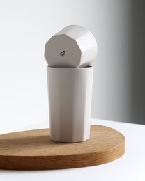 Grande tasse segmentée | sable