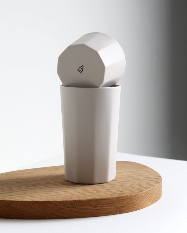 Grande tasse segmentée | sable