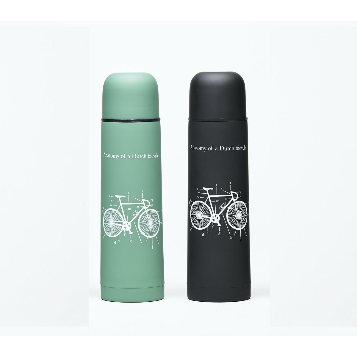 Retulp Insulated double wall bottle 500ML - Black Bicycle
