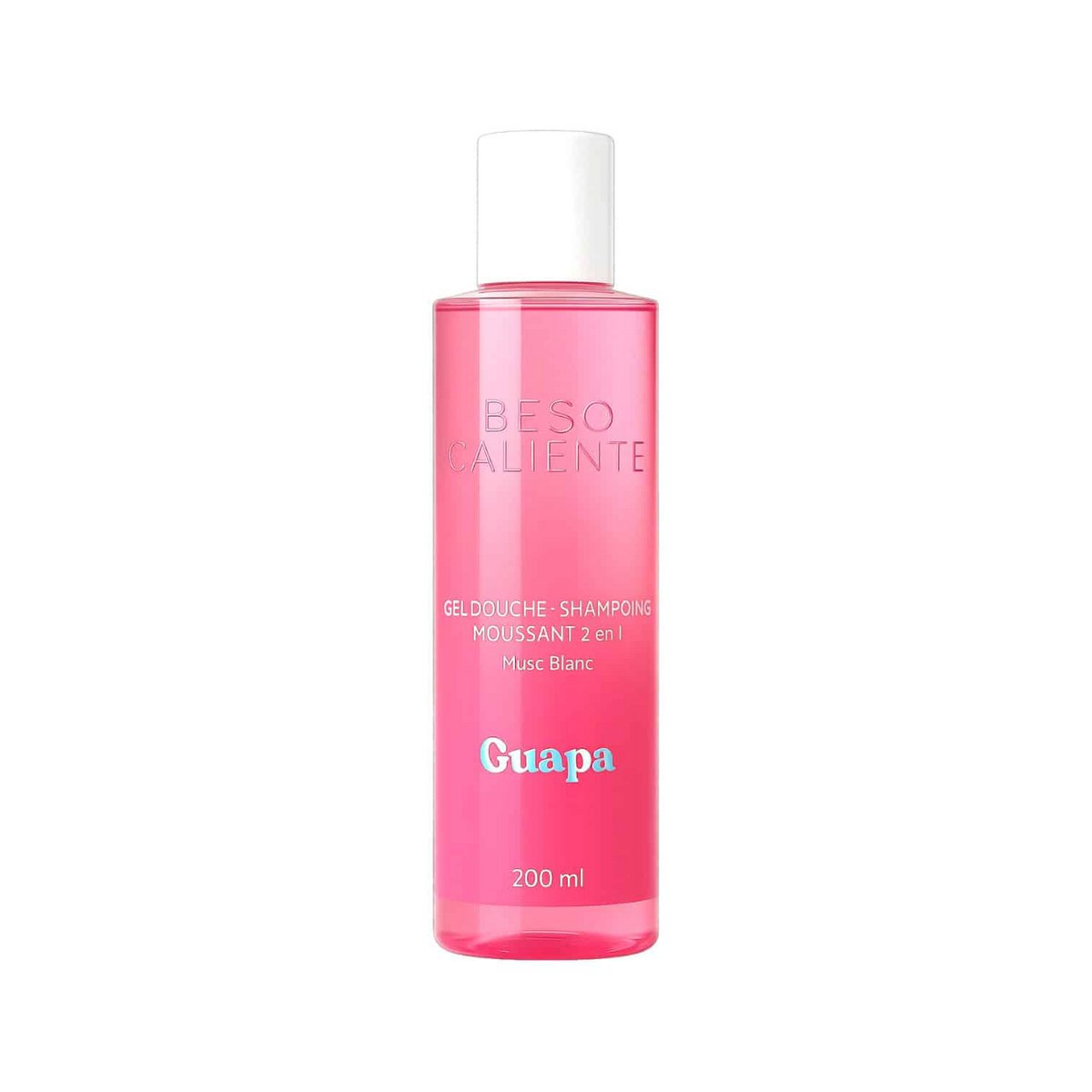 Shower gel - 2 in 1 foaming shampoo - GUAPA - White musk
