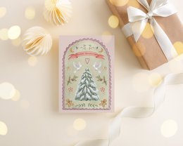 Postkort "Sød jul"