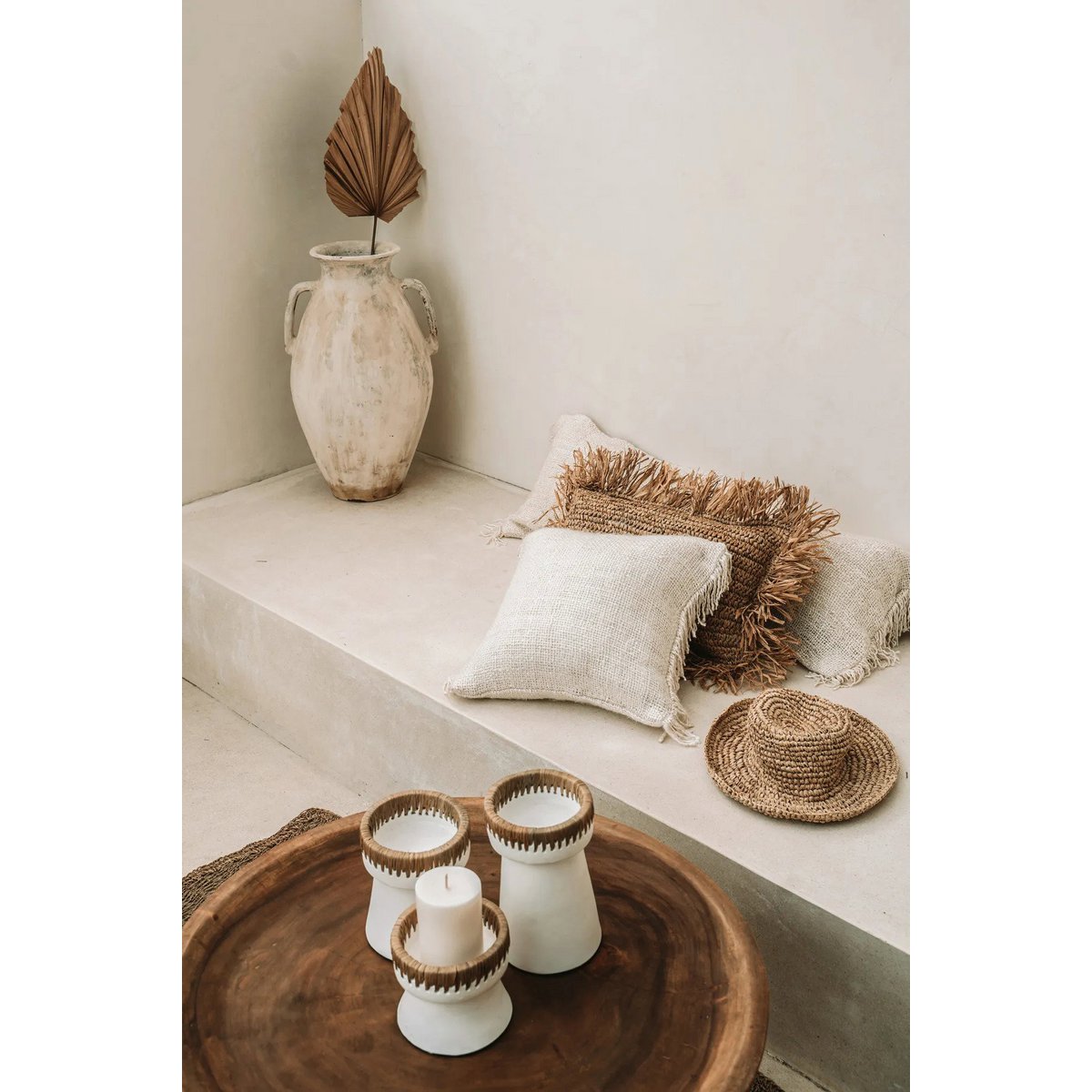The Pretty Candle Holder - White Natural - M