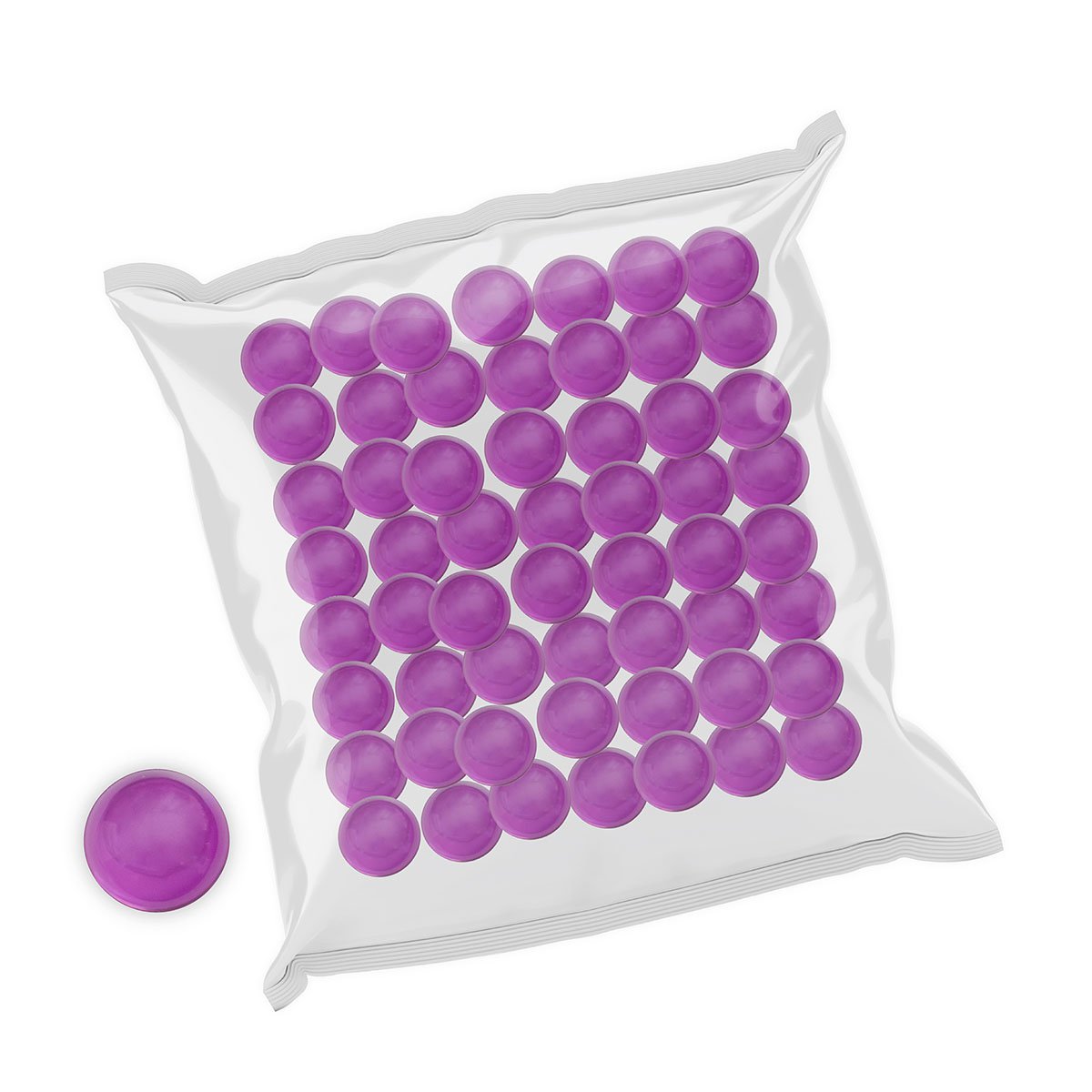 Bath pearl dark purple-transparent, bath oil pearl, scent: lavender