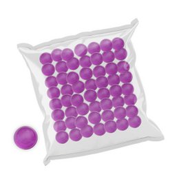 Bath pearl dark purple-transparent, bath oil pearl, scent: lavender