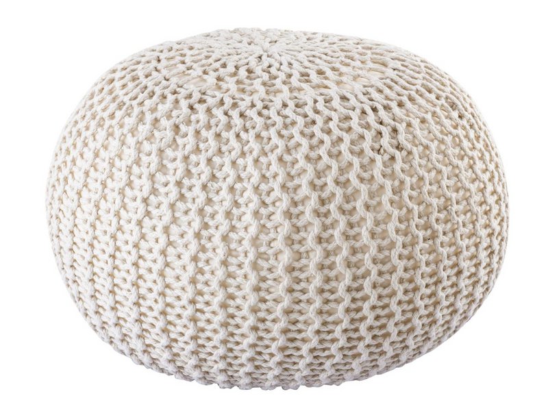 Pouf outdoor ø55cm Sitzpouf Terrasse Pool Garten