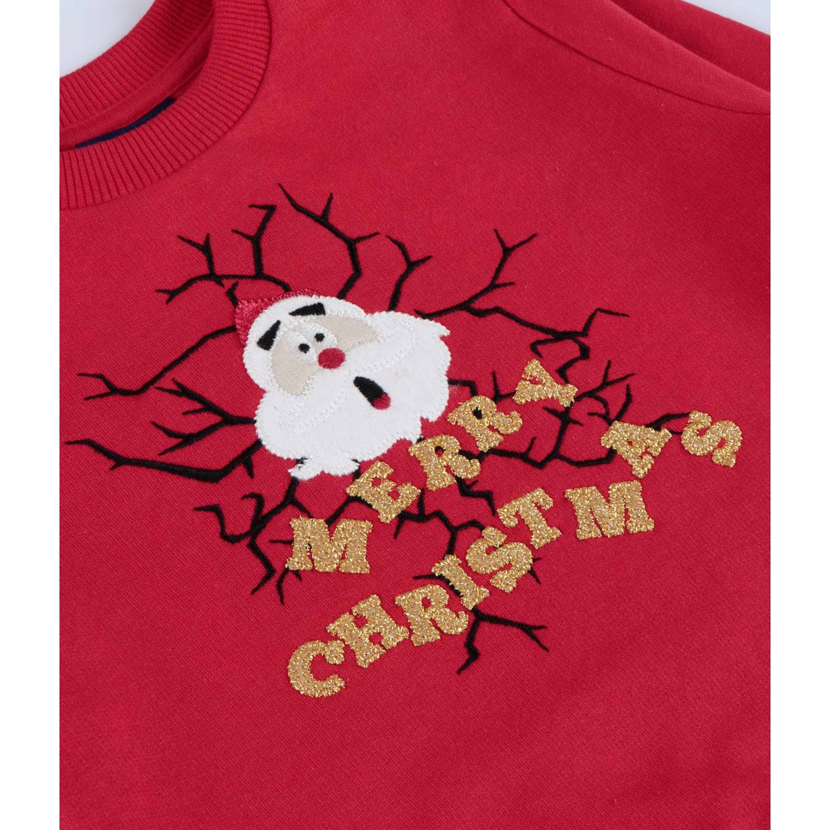 Baby Merry Christmas Embroidered Sweatshirt