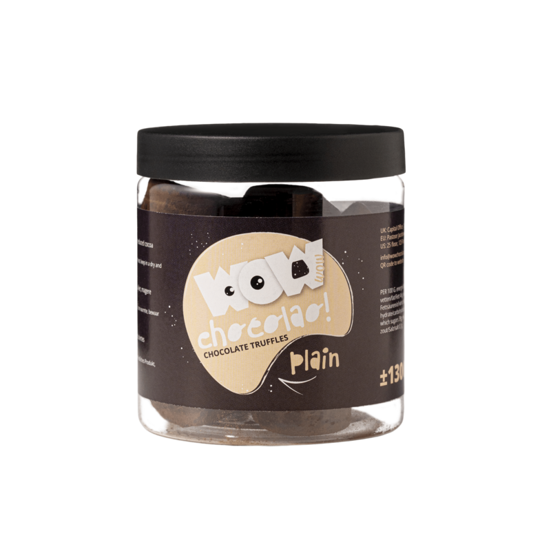 Classic Chocolate Truffles Gift Jar 130g | Luxury French Chocolate