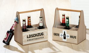 MDF 6-bottle carrier "Help" VE 4 so