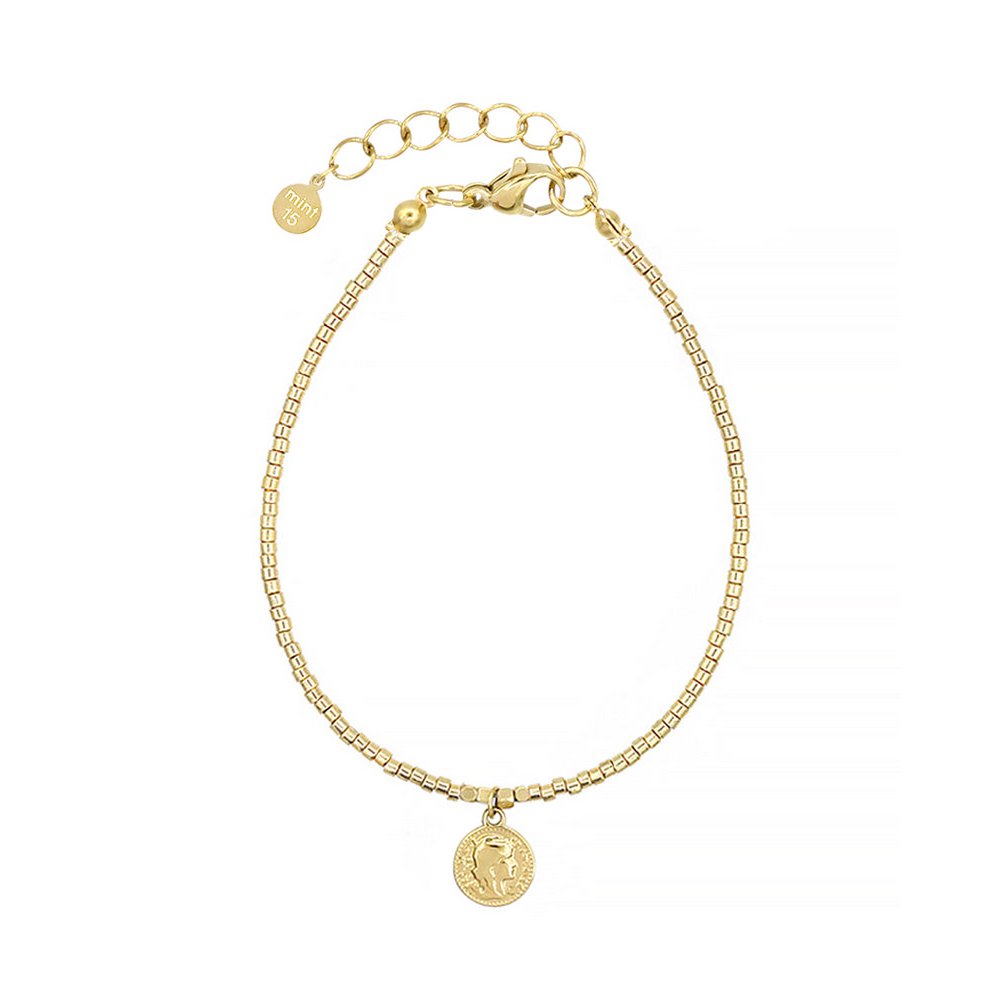 Beaded Bracelet Little Coin