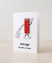 Carte postale Hasta Lego – Brique de construction LEGO