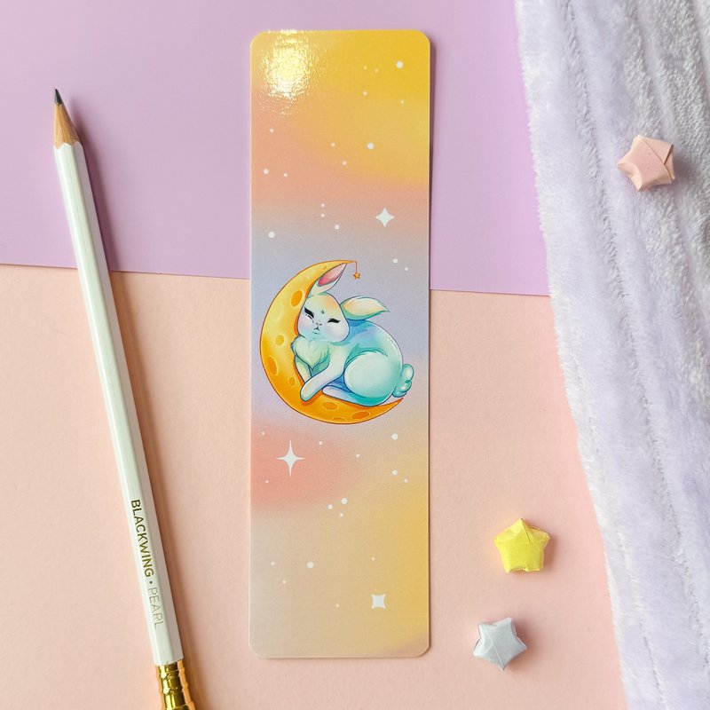 Moon Bunny gelamineerde bladwijzer