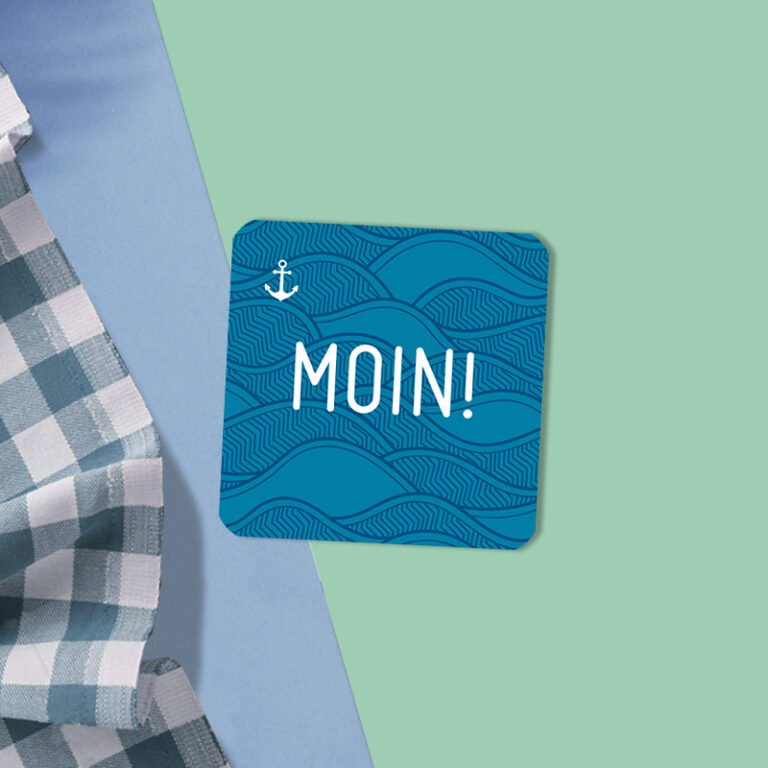 StadtliebeÂ® | Hamburg magnet fleksibel "Moin!"