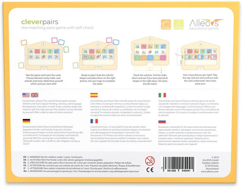 CleverPairs - juego educativo y de lógica