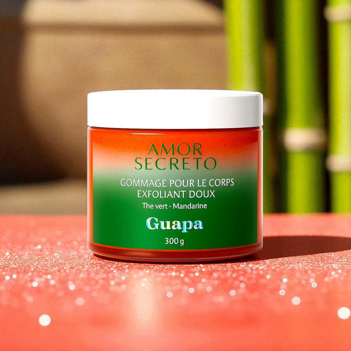 GUAPA Gentle Exfoliating Body Scrub - Grøn te/mandarin