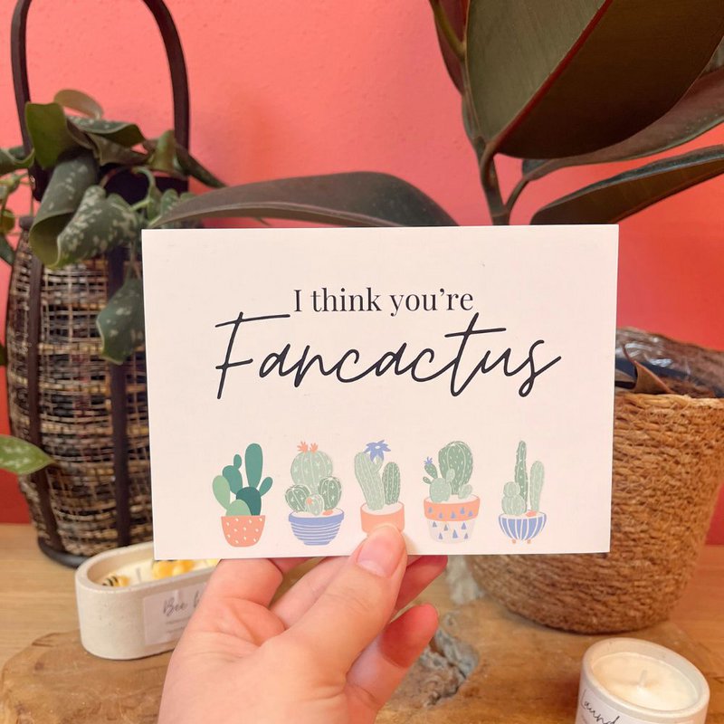 I think you're fanCACTUS postcard