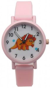 A-C16.3 W002-005 Kids Watch Dino 33mm roze