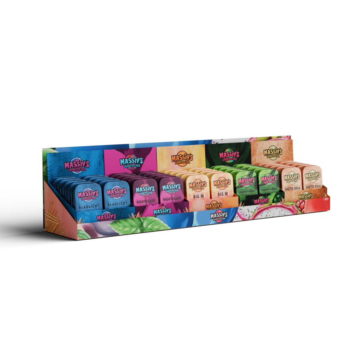 Massiv's Toothpicks - Counter Mix Display (50 units)