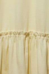 Lea dress in light yellow for women