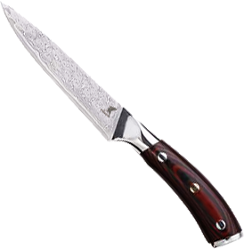 Damaskus Peel Knife (4 "/10 cm) | Sternsteiger - Hiroto Collection