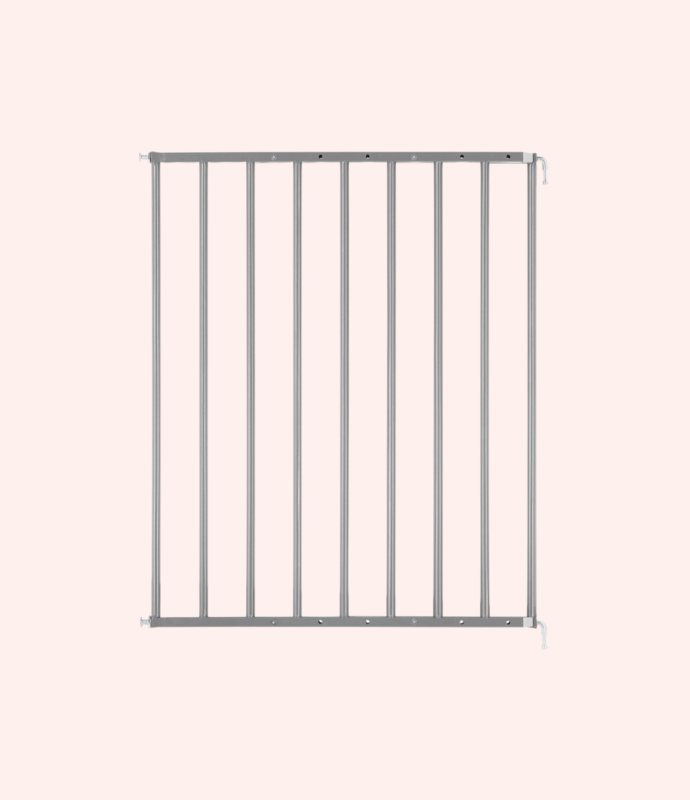 SICHERHEITSBARRIERE, SCHRAUBBEFESTIGUNG (60 - 107 CM) – SICHERES UND SCHÜTZENDES METALL XL