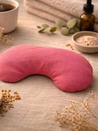 Cuscino riscaldante - Maschera per occhi con noccioli di ciliegia - Rosa antico