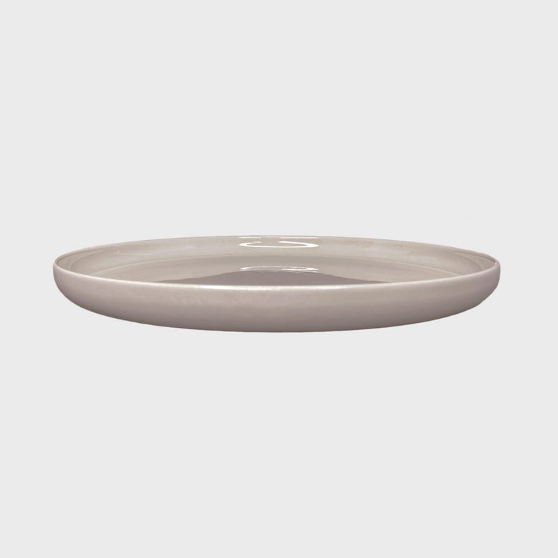 Elements Silver Sand Dessert Plate