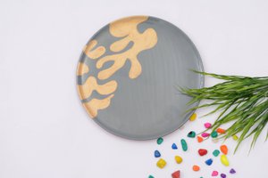 ABS Pattern Wooden Platter or tray