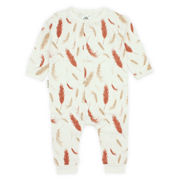 Playsuit | Pampas plumes | Off white