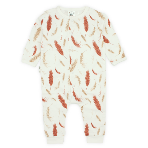 Playsuit | Pampas plumes | Off white