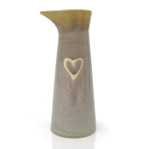 Stoneware Milchkännchen "Herz" sand