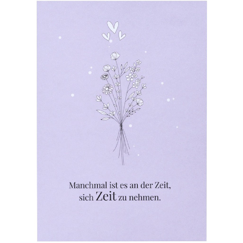 Postkarte - Manchmal ist es an der Zeit
