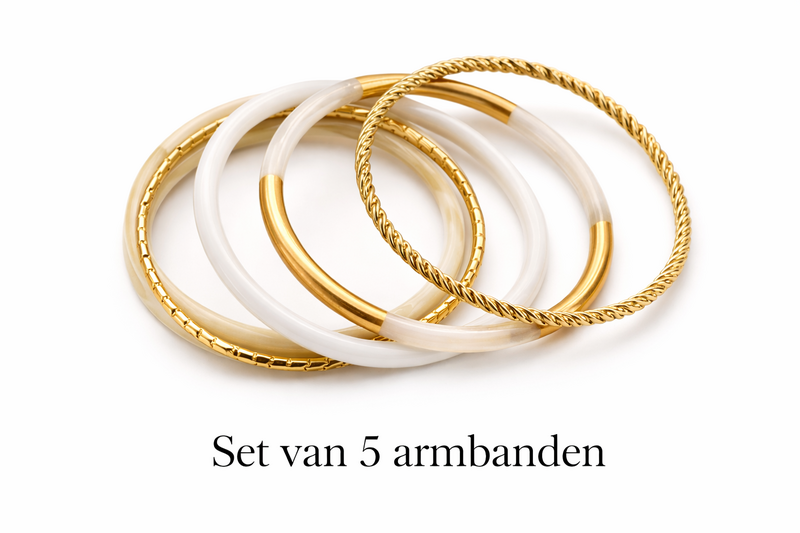 HS Bracelets - Set of 5 Bracelets - In more than 5+ Colors