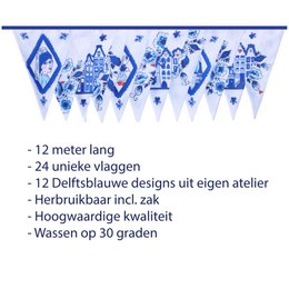 Bunting flag Amsterdam XXL -Bunting banner - fabric flags