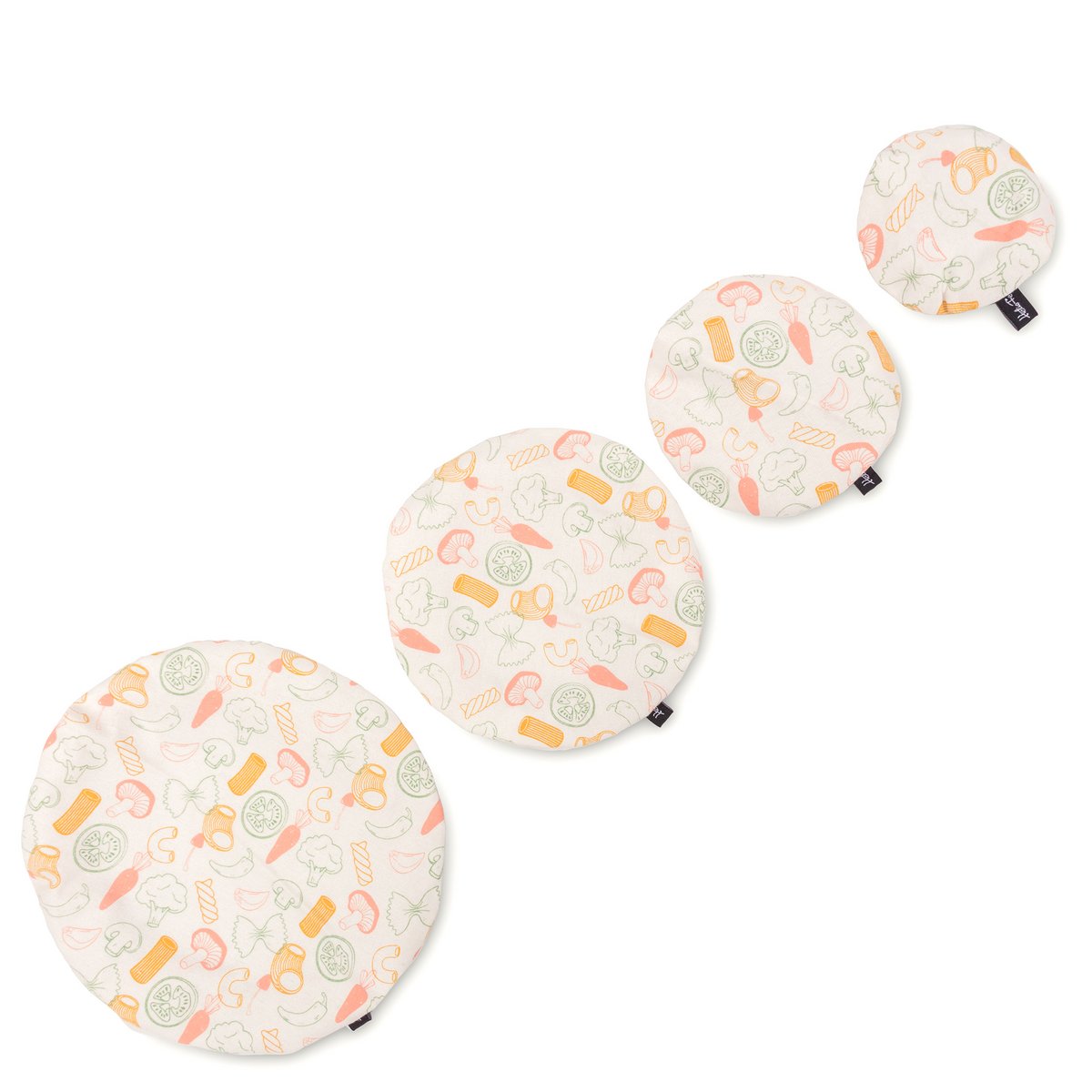 PACK 4 DISH COVER FOOD PRINTING HF
