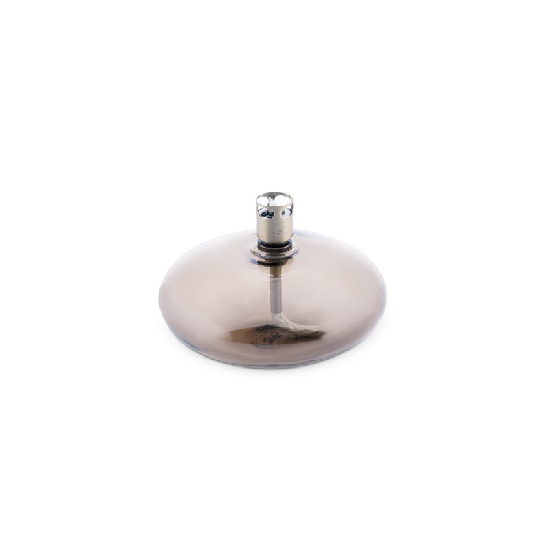 Olielamp Disc champagne brass S