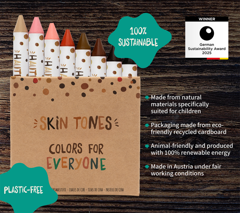 8 Skin Tones Crayons (English Edition)
