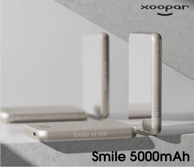 🔋 Smile Gan 100W - PowerBank 5000 Mah Wireless Magsafe with mirror 🔋