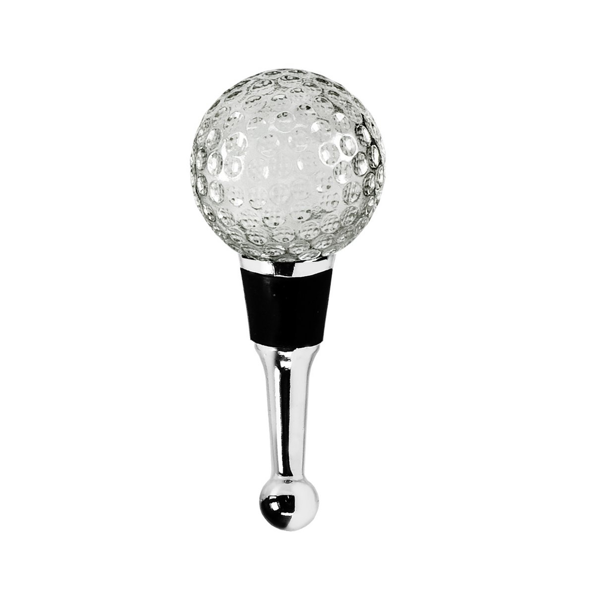Korek do butelki EDZARD Golf (wysokość 10 cm) do szampana, wina i wina musującego, w stylu tradycyjnej sztuki szklarskiej, wykonany ręcznie