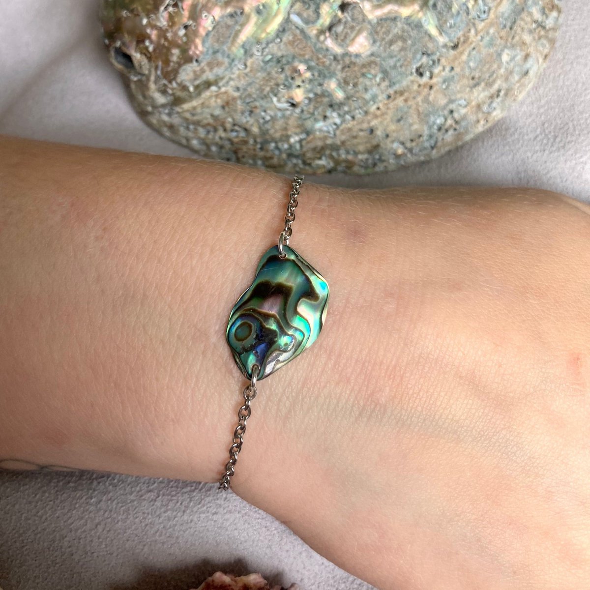 Shell bracelet | Abalone handmade cute ocean lover jewellery