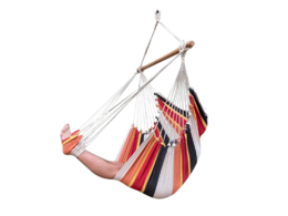 Hammock chair with footrest