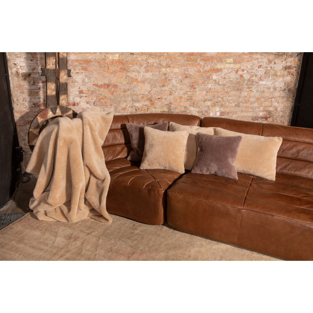 Plaid Conscious Wool Beige
