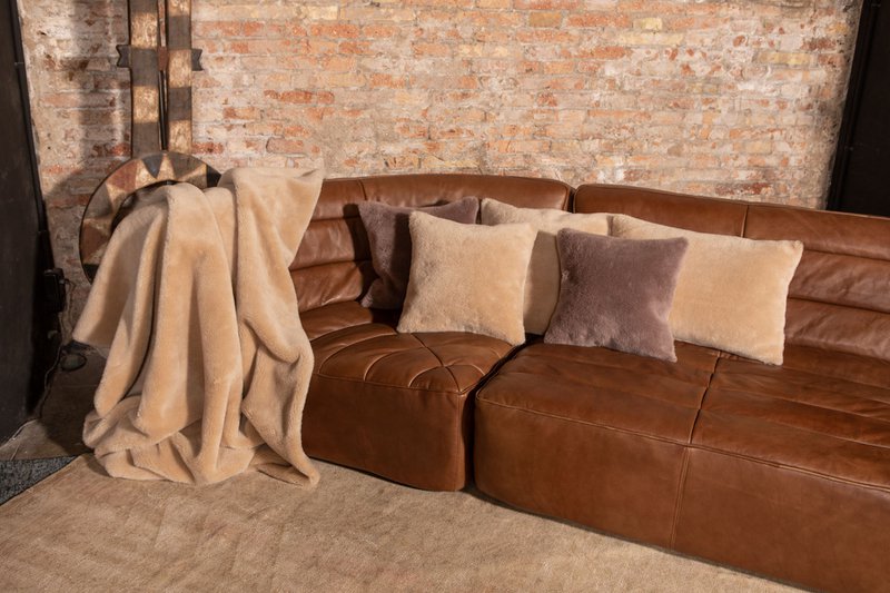 Plaid Conscious Wool Beige